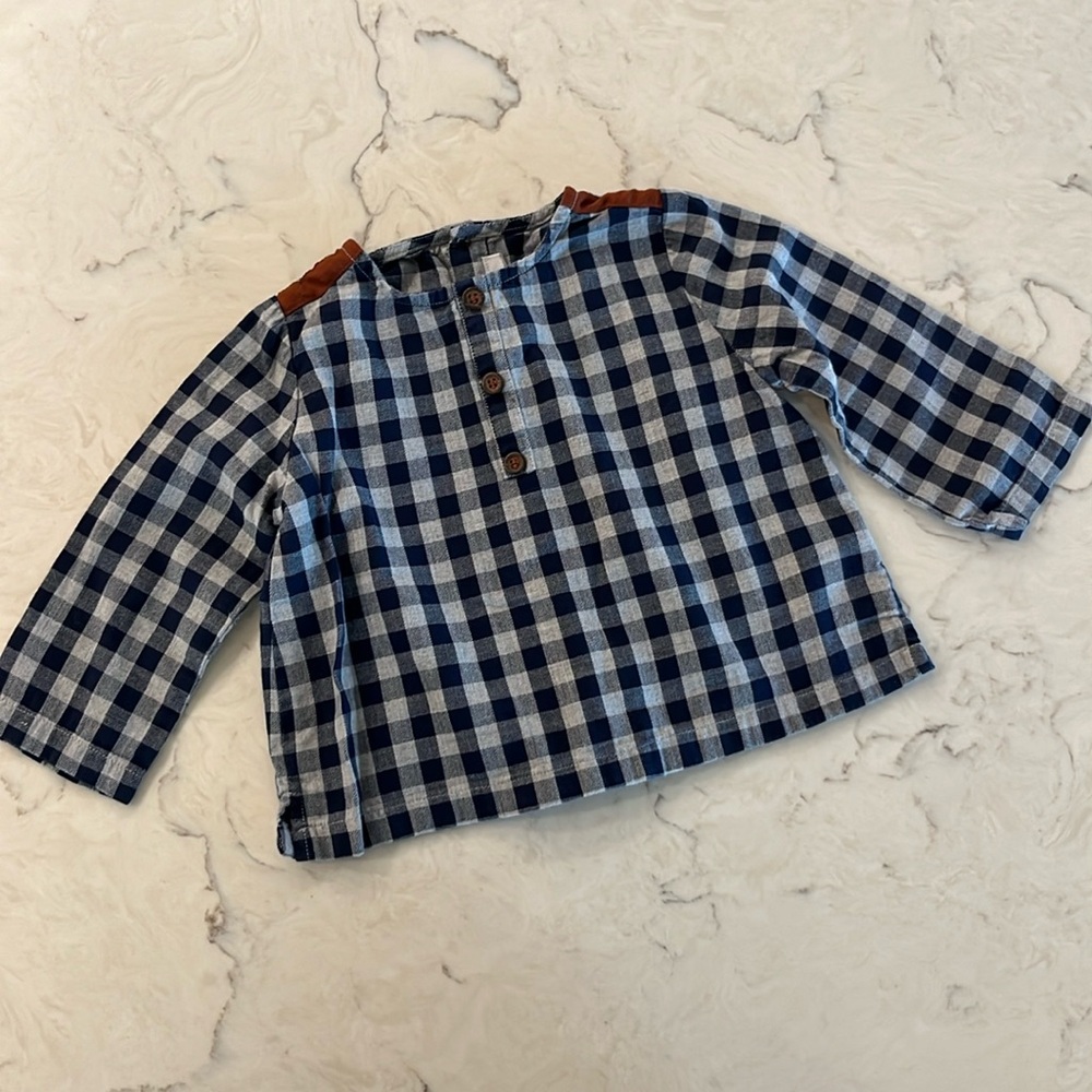 Petite Lucette French Baby Top - Size 18M